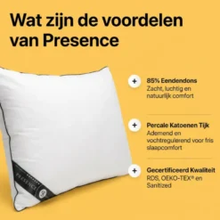Hoofdkussen Dons - 100% Eendendons