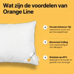 Hoofdkussen Katoen-Percale - Comfort