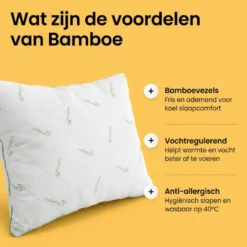 Hoofdkussen - Natural Bamboe