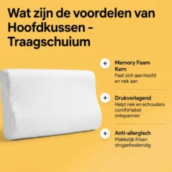 Hoofdkussen - Traagschuim