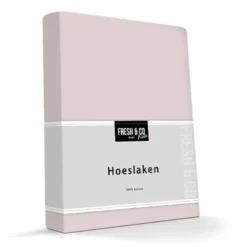 Kinder Hoeslaken - Katoen - Roze