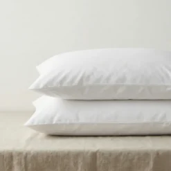 Kussenslopen Percale Katoen - 2-PACK - Wit
