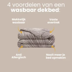 Lazy Dekbed Zonder Overtrek - Bamboo Dawn