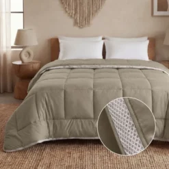 Lazy Dekbed Zonder Overtrek - 3D Air - Taupe