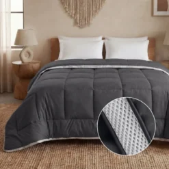 Lazy Dekbed Zonder Overtrek - 3D Air - Antraciet