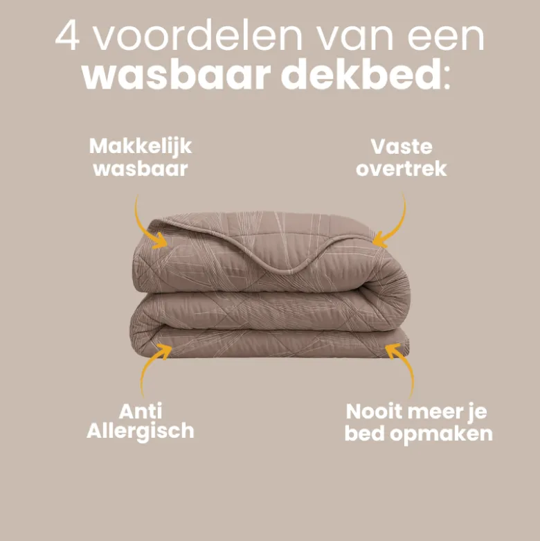 Lazy Dekbed Zonder Overtrek - Dandelion