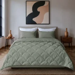 Lazy Dekbed Zonder Overtrek - Groen