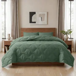Lazy Dekbed Zonder Overtrek - Groen