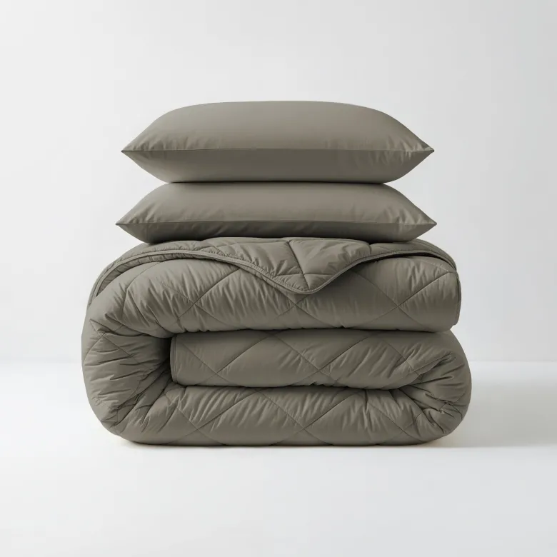 Lazy Dekbed Zonder Overtrek - Kaki
