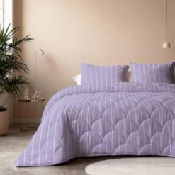 Lazy Dekbed Zonder Overtrek Poplin - Paars