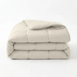 Lazy Dekbed Zonder Overtrek - Percale Katoen - Beige
