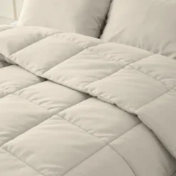 Lazy Dekbed Zonder Overtrek - Percale Katoen - Beige