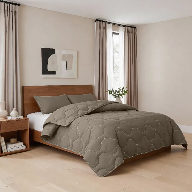 Lazy Dekbed Zonder Overtrek - Teak