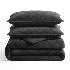 Lazy Dekbed Zonder Overtrek - Velvet - Zwart
