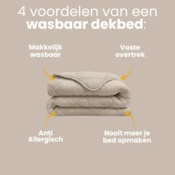 Lazy Dekbed Zonder Overtrek - Warm Triangles