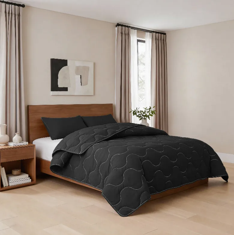 Lazy Dekbed Zonder Overtrek - Zwart