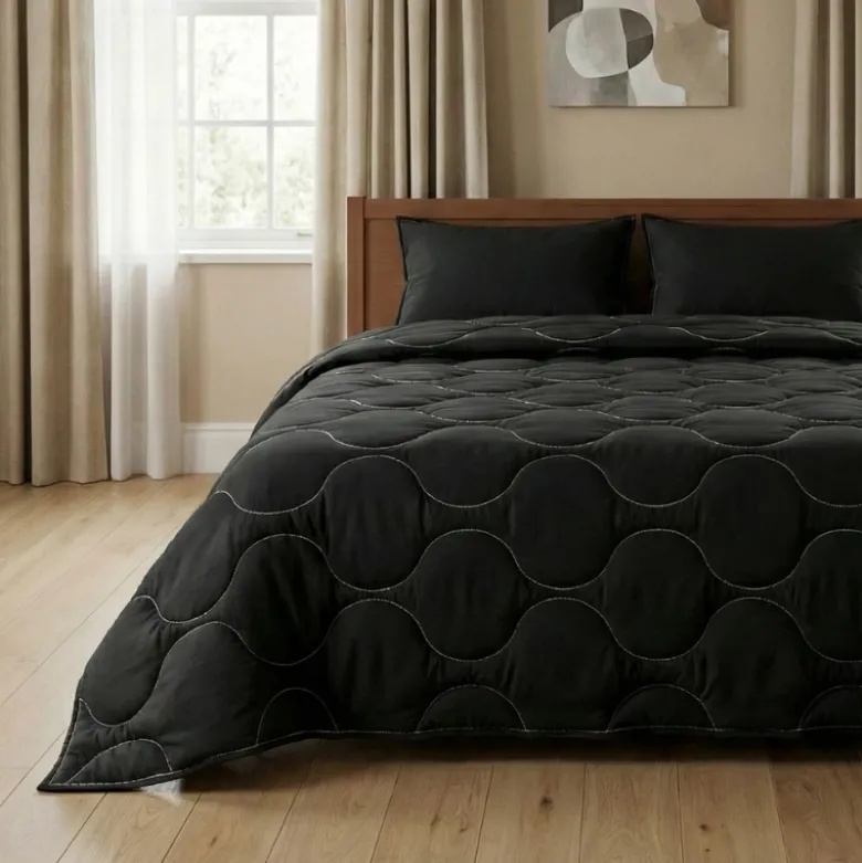 Lazy Dekbed Zonder Overtrek - Zwart