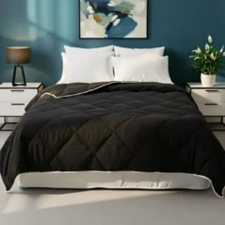 Lazy Dekbed Zonder Overtrek - Zwart
