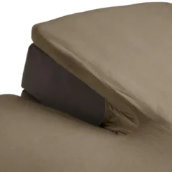 Splittopper Hoeslaken Katoen Flanel - Truffel
