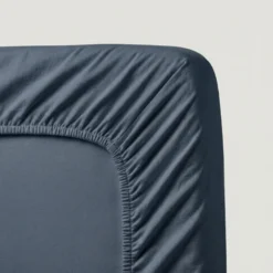 Topper Hoeslaken - Katoen Flanel - Navy