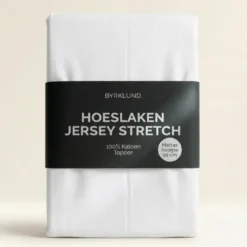 Topper Hoeslaken Katoen - Jersey Stretch - Wit