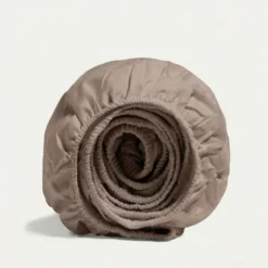 Topper Hoeslaken - Katoen Jersey Stretch - Taupe